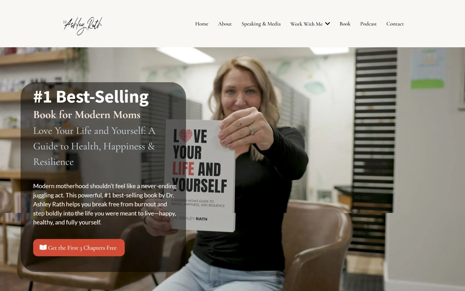 Dr. Ashley Rath website — Home page