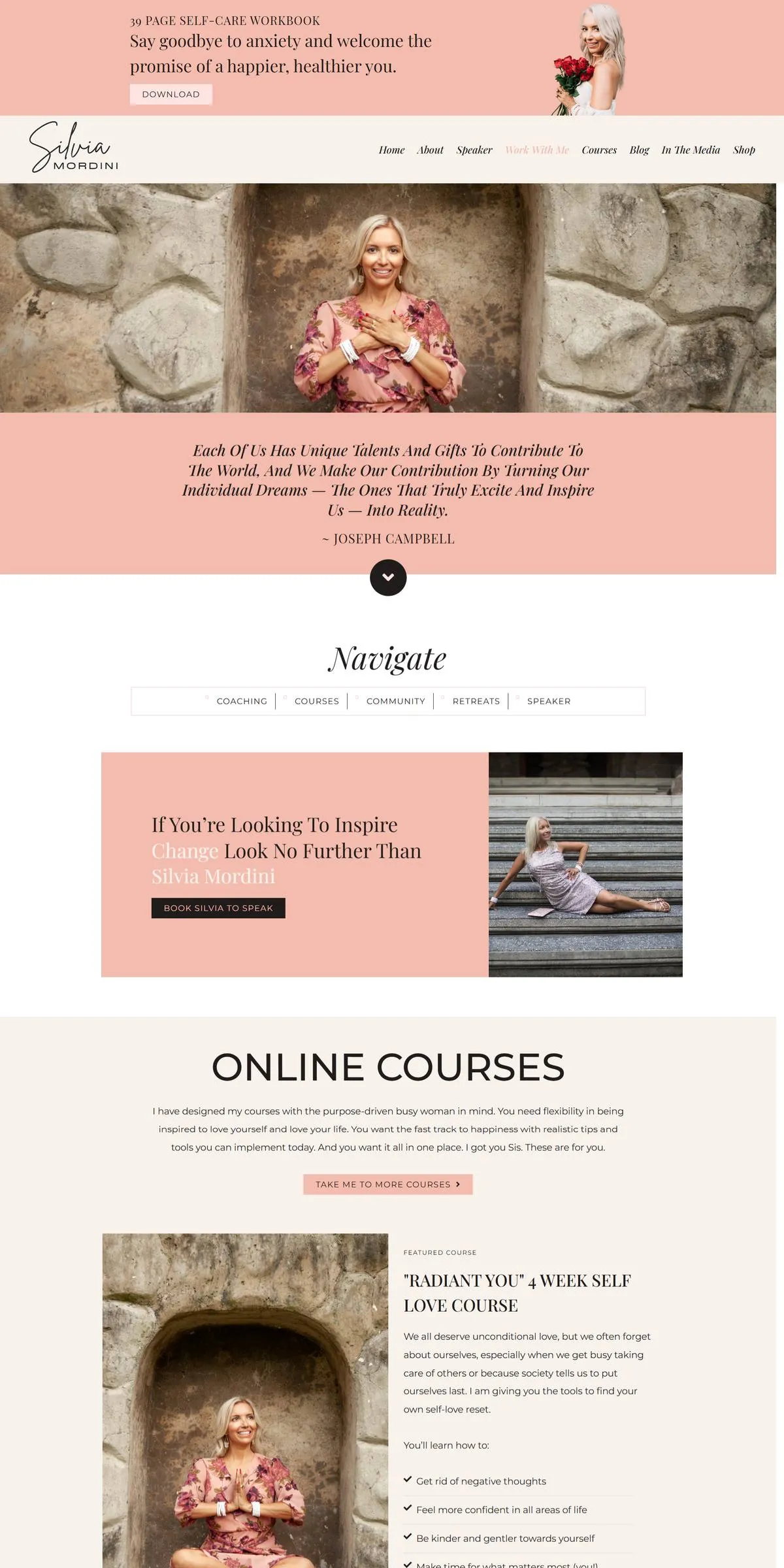 Silvia Mordini website — Work with me